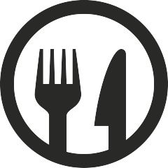 Ikon av kniv og gaffel